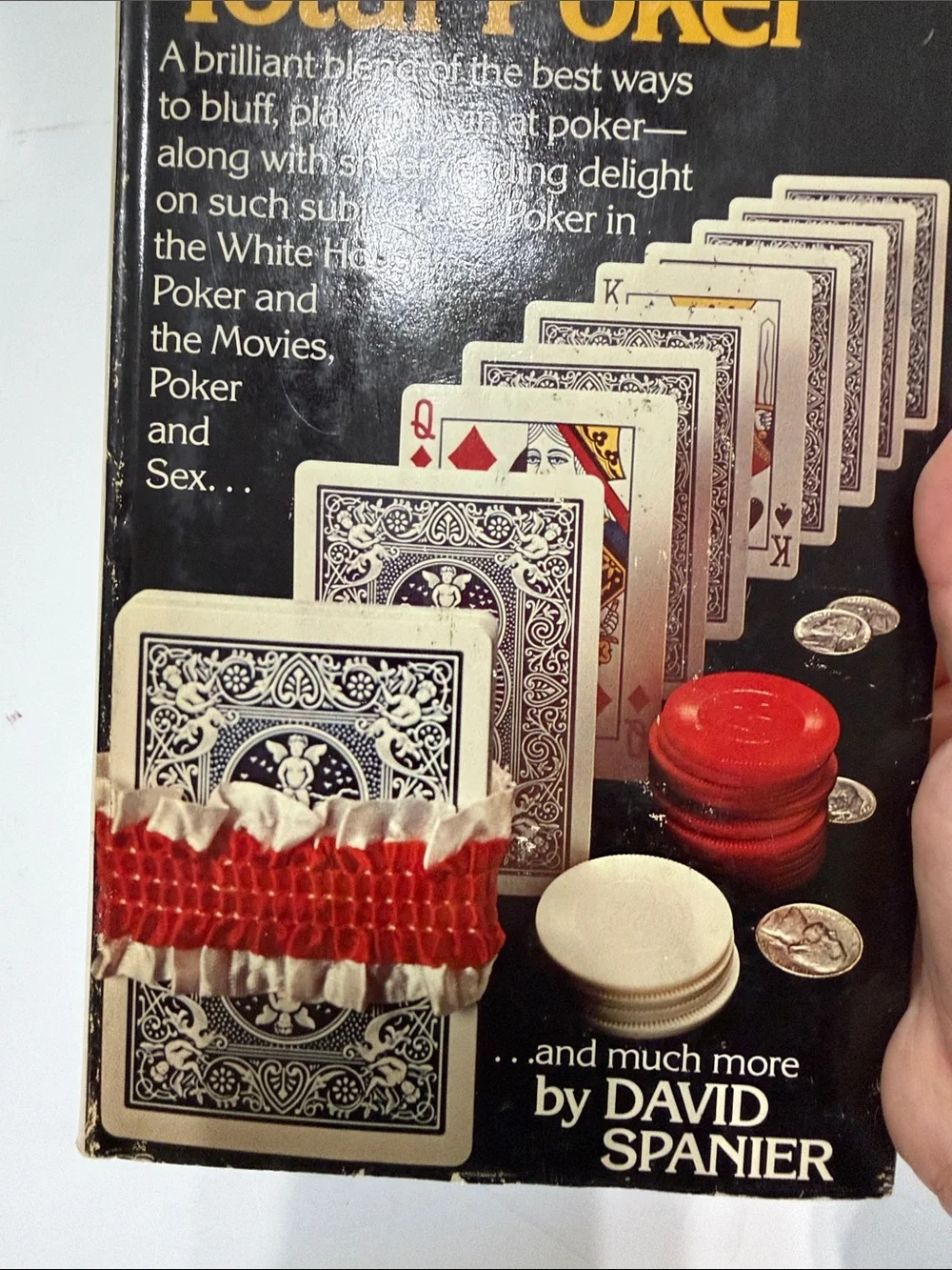 Total Poker by David Spanier- Black Hardcover Book